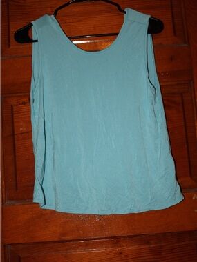 Lulu's Light Aqua Sleeveless Tank Top